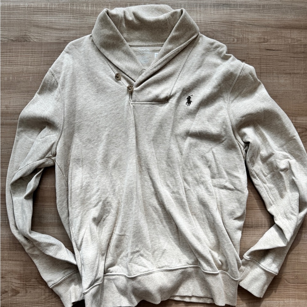 Polo by Ralph Lauren Light Gray Sweater